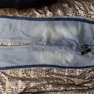 Fashion Nova Women's High Rise Light Blue Jeans